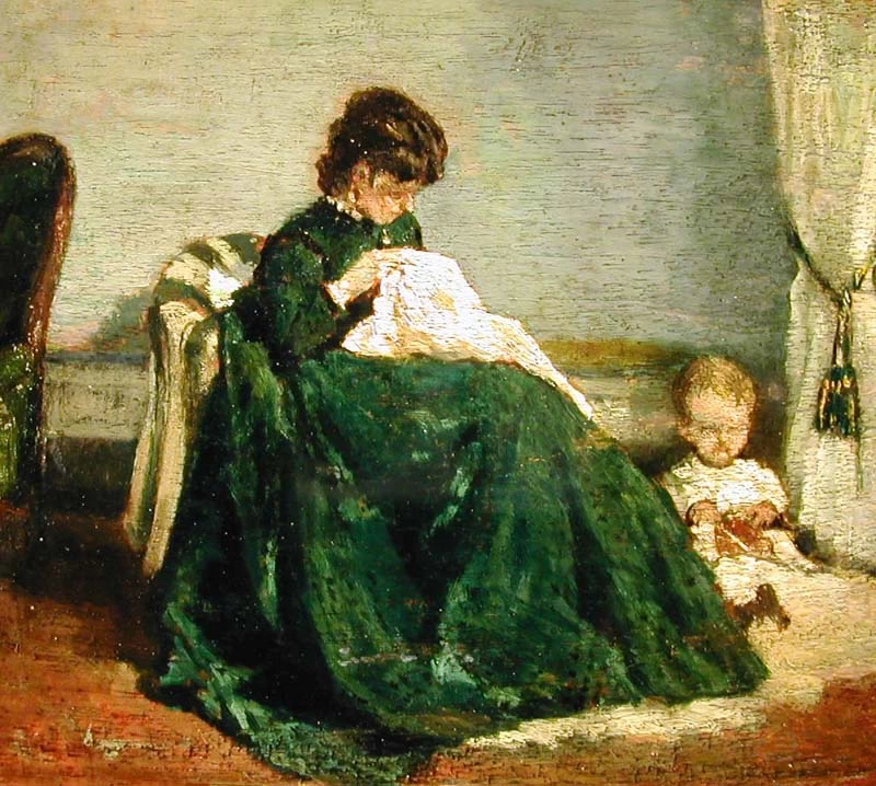 La mamma che rammenda